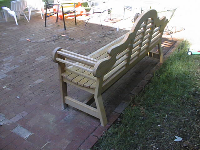 photo of garden seat